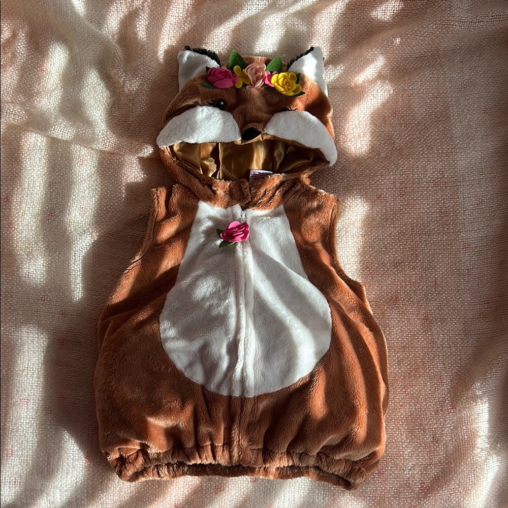 Adorable Woodland Fox Costume for Kids - Brown and White